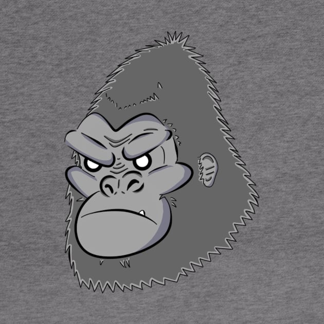 Grey Gorilla by ComicSpider